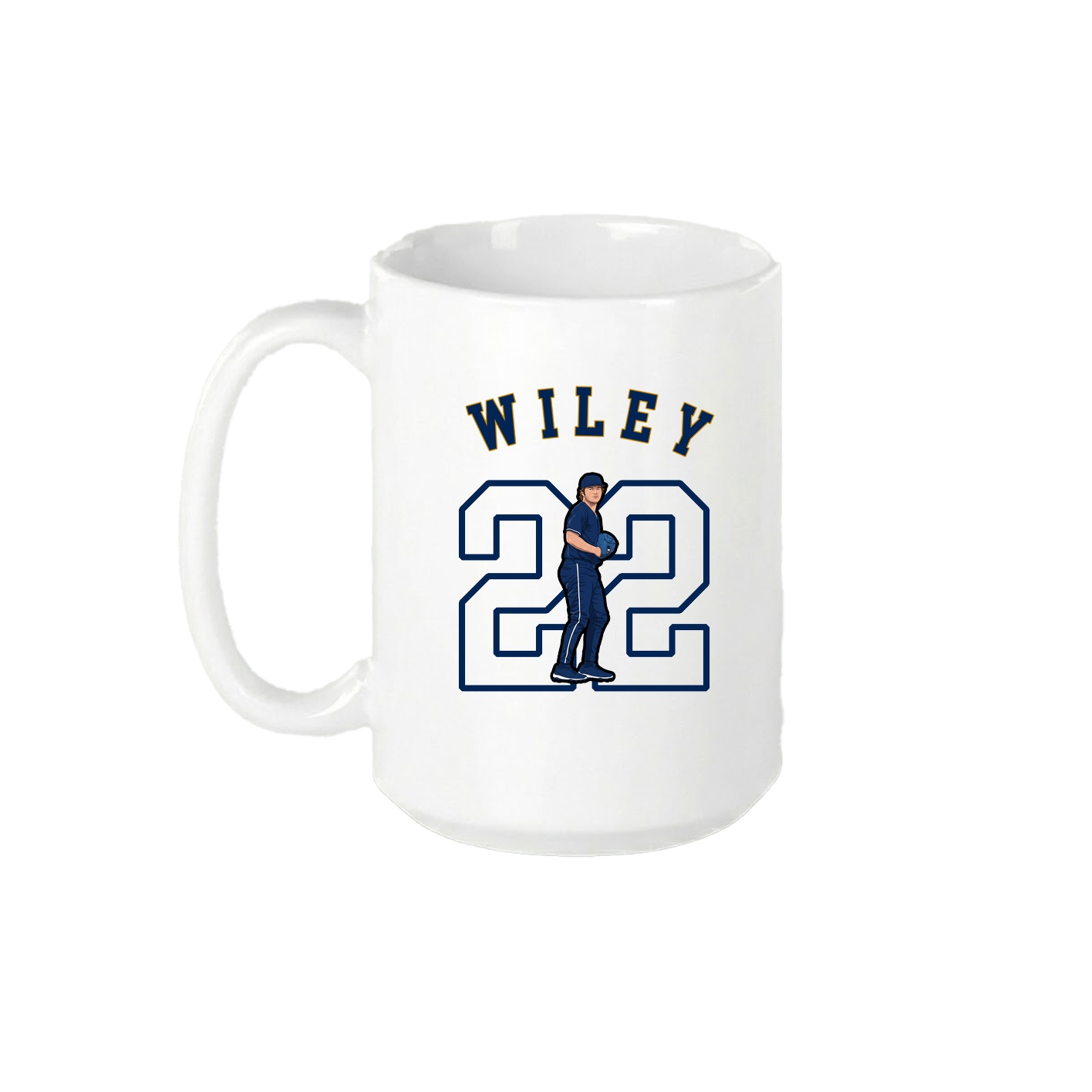 15oz Coffee Mug — Shirsey Arch in White