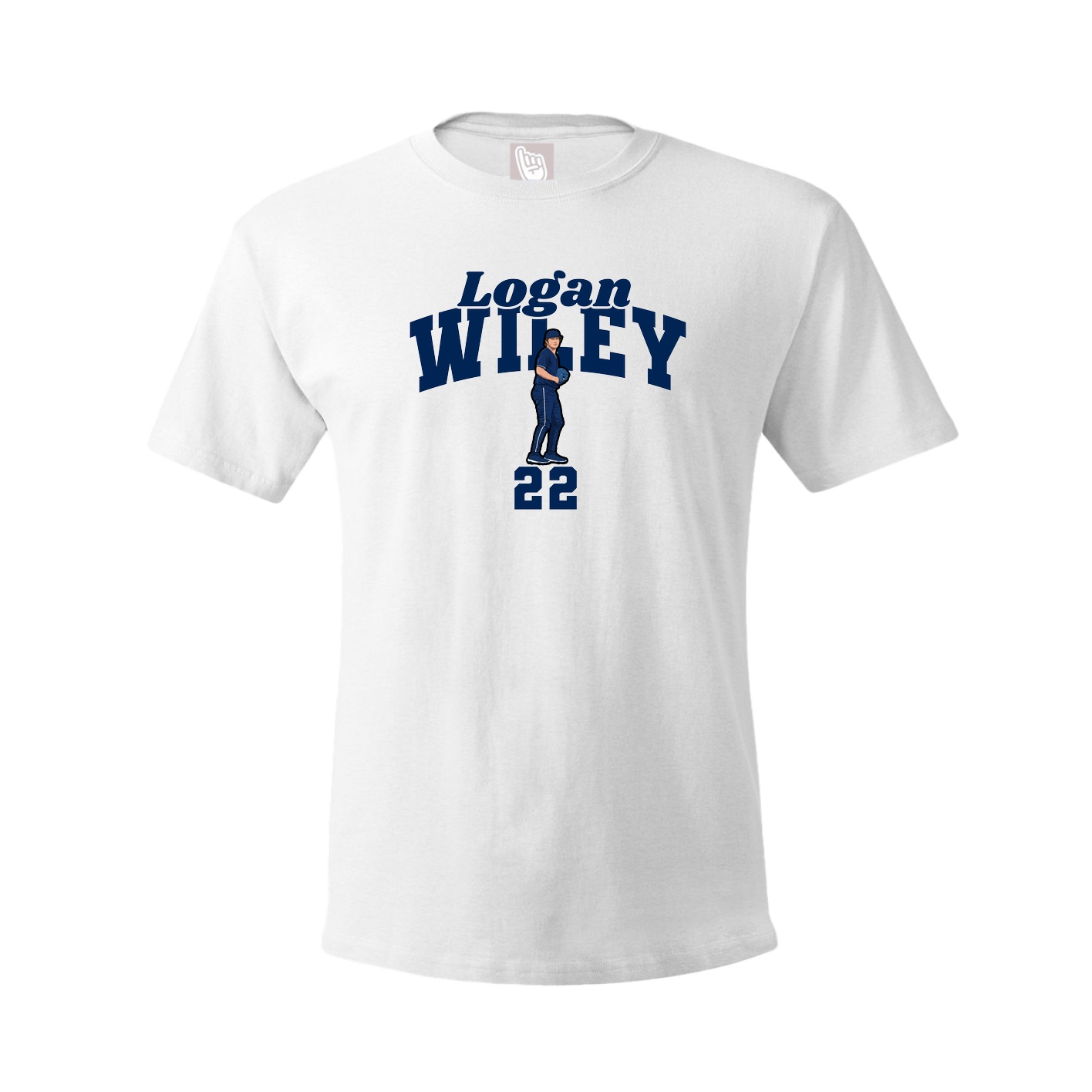 Youth Tee — Signature Arch in White