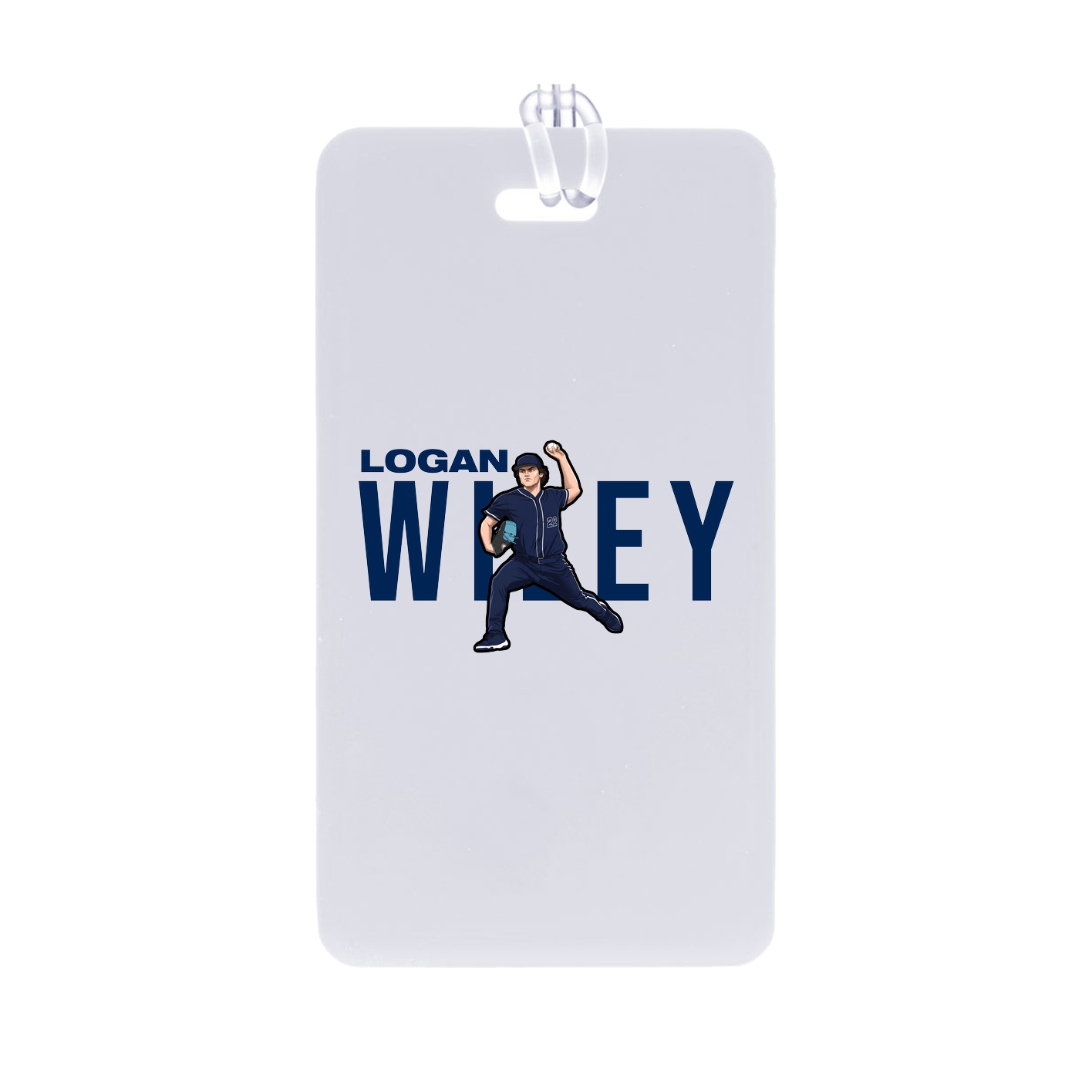 Bag Tag — Player Name in Classic