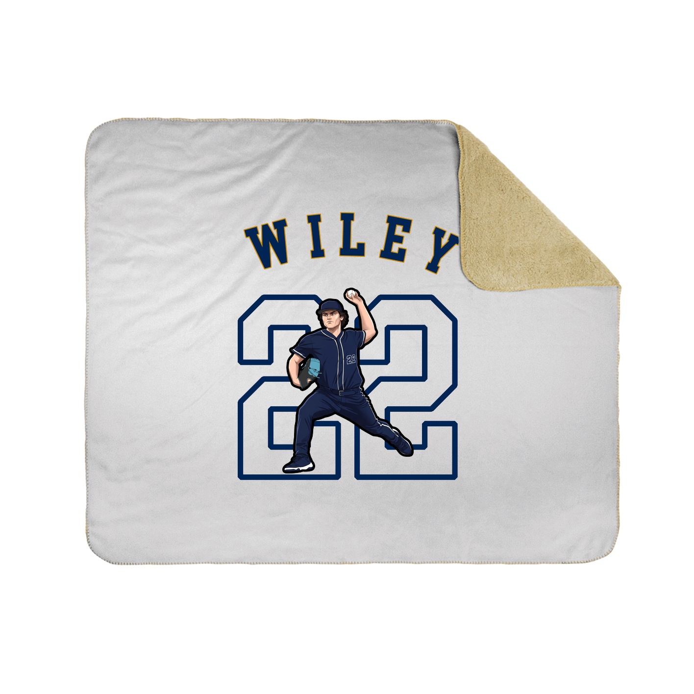 Throw Blanket — Shirsey Arch in White
