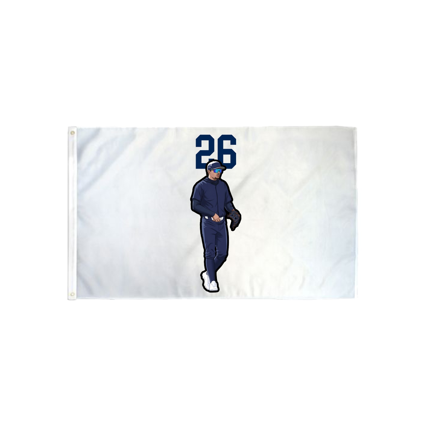 3x5 Flag — Number Top in Classic