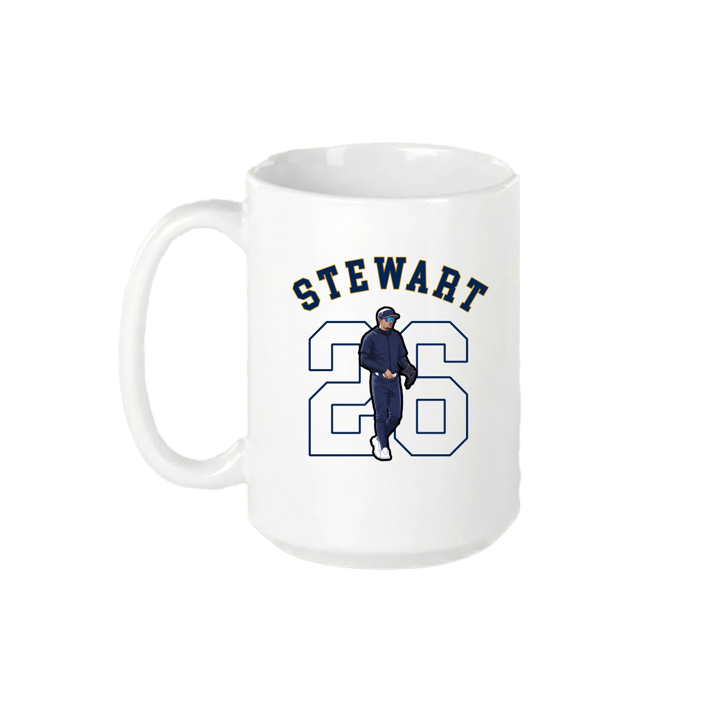 15oz Coffee Mug — Shirsey Arch in White