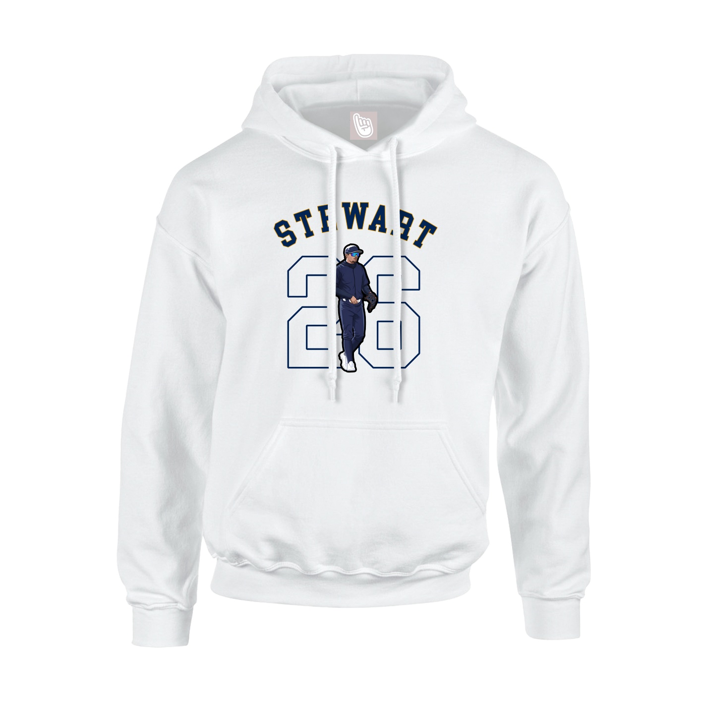 Youth Hoodie — Shirsey Arch in White