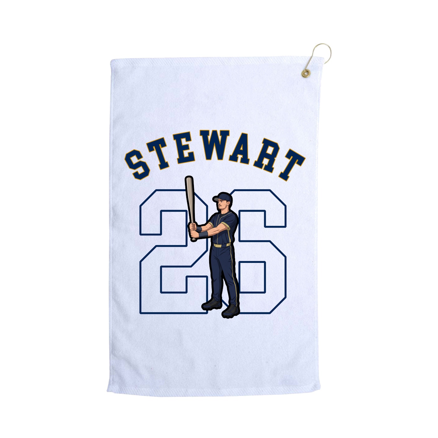 Golf Towel — Shirsey Arch in White