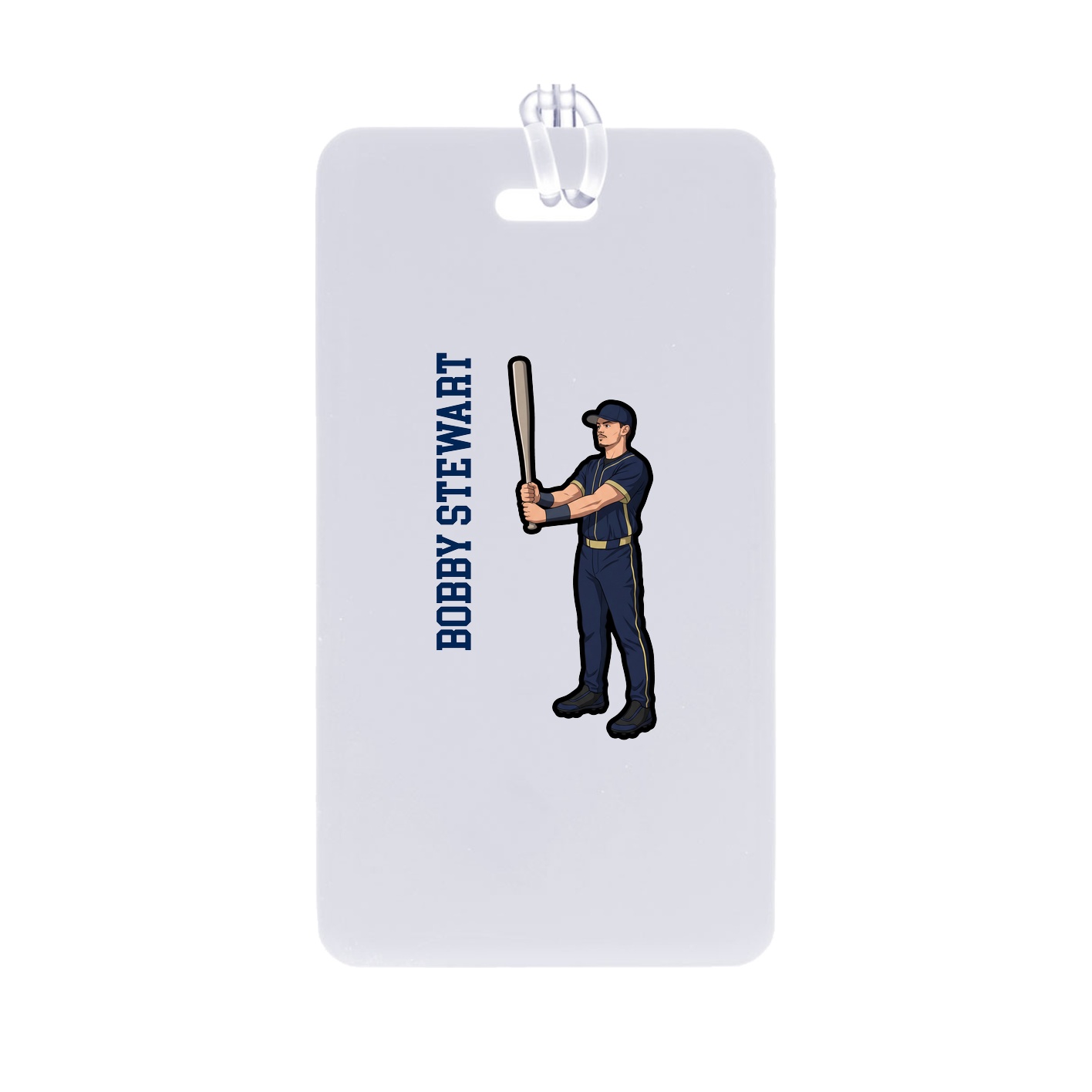 Bag Tag — Name Vertical in Classic