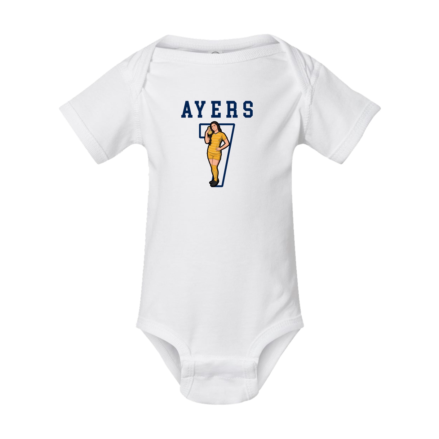 Baby Onesie — Shirsey in White