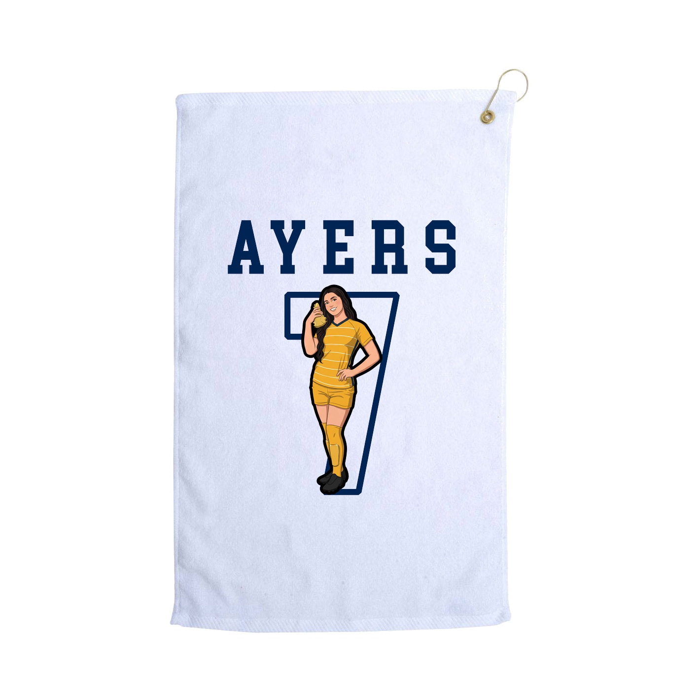 Golf Towel — Shirsey in White