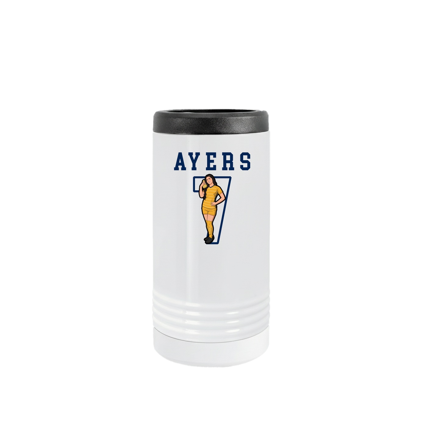 Slim Beverage Holder — Shirsey in White