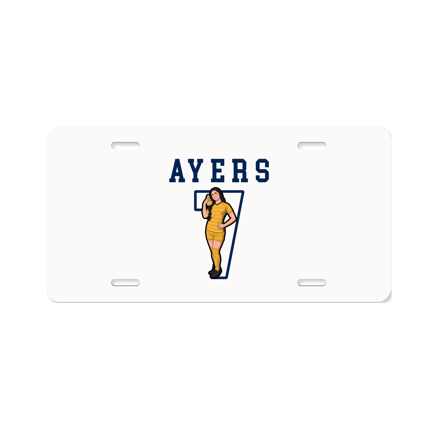 License Plate — Shirsey in Classic