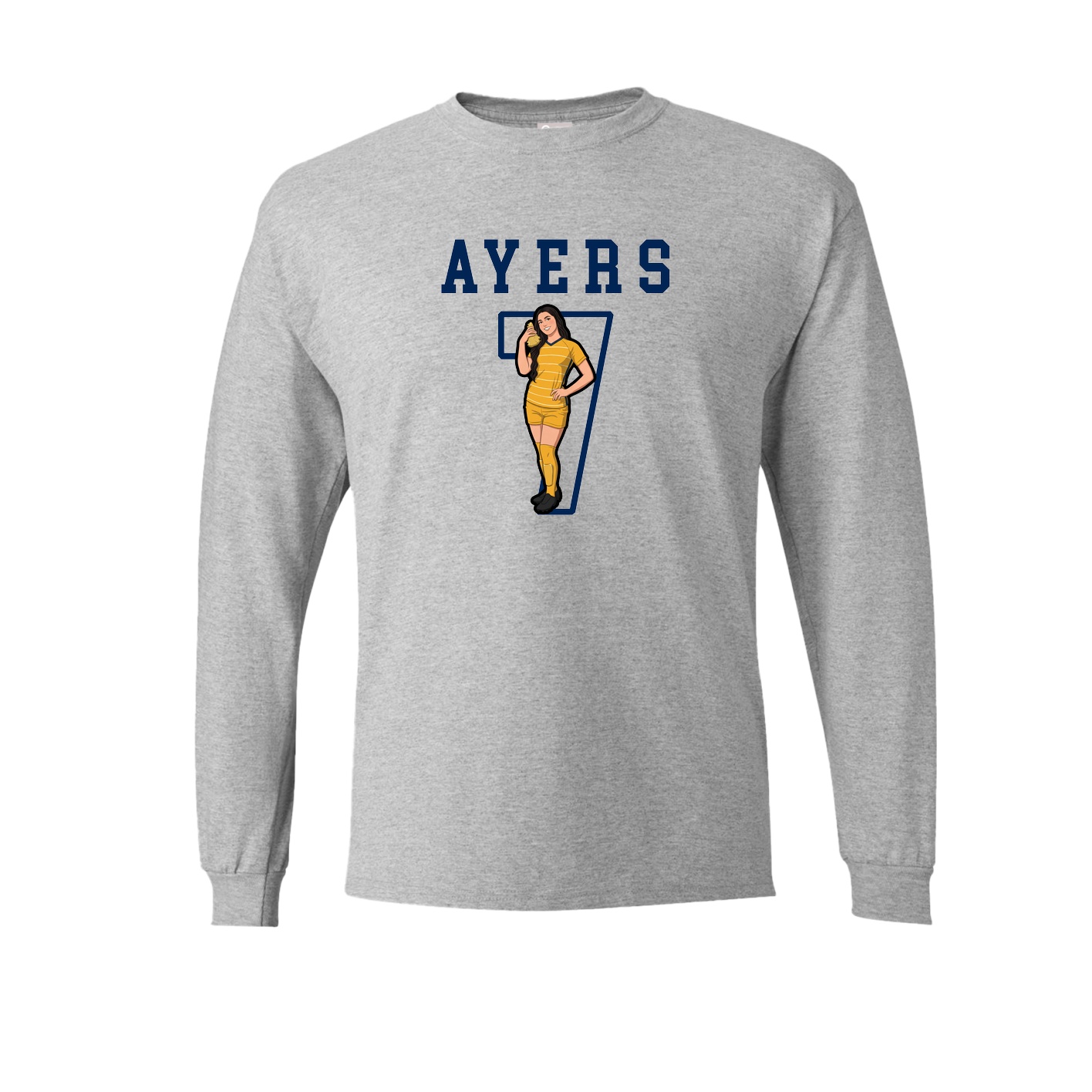 Long Sleeve Tee — Shirsey in Grey