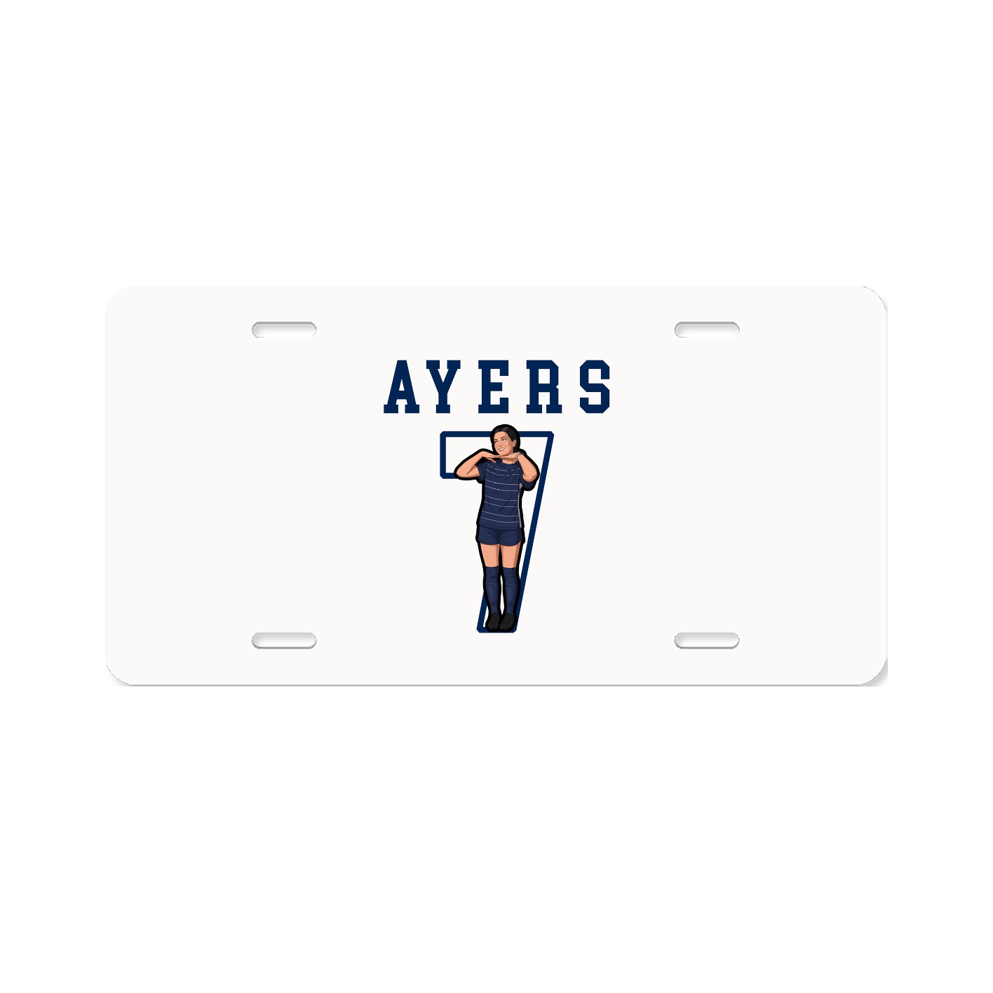 License Plate — Shirsey in Classic