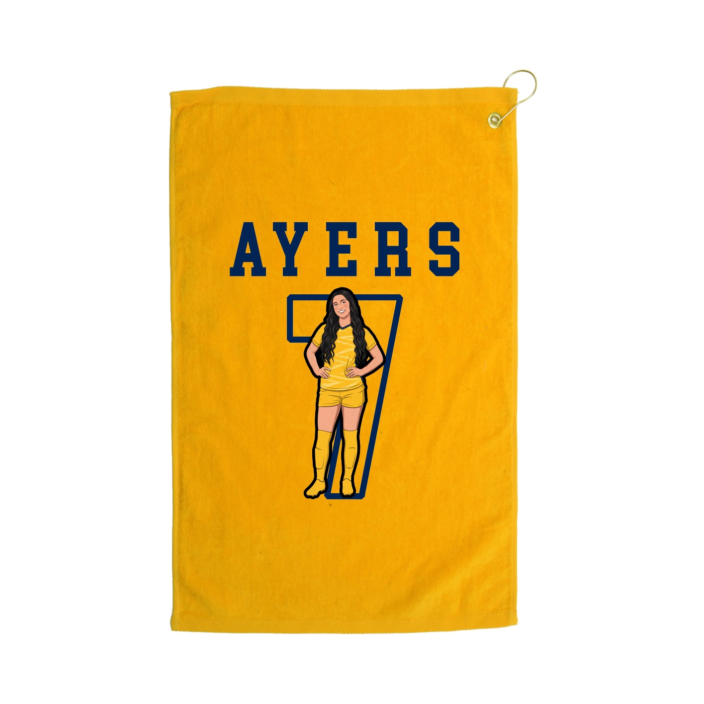 Golf Towel — Shirsey in Gold