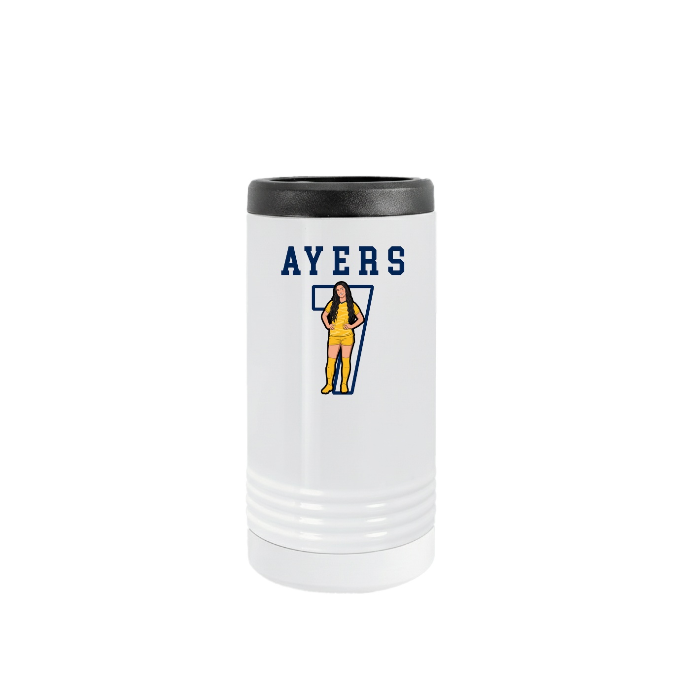 Slim Beverage Holder — Shirsey in White