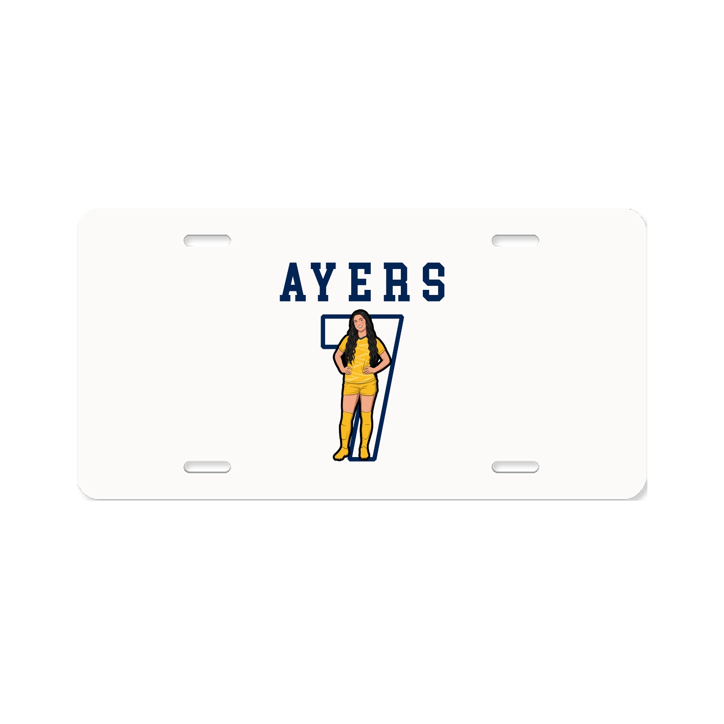 License Plate — Shirsey in Classic