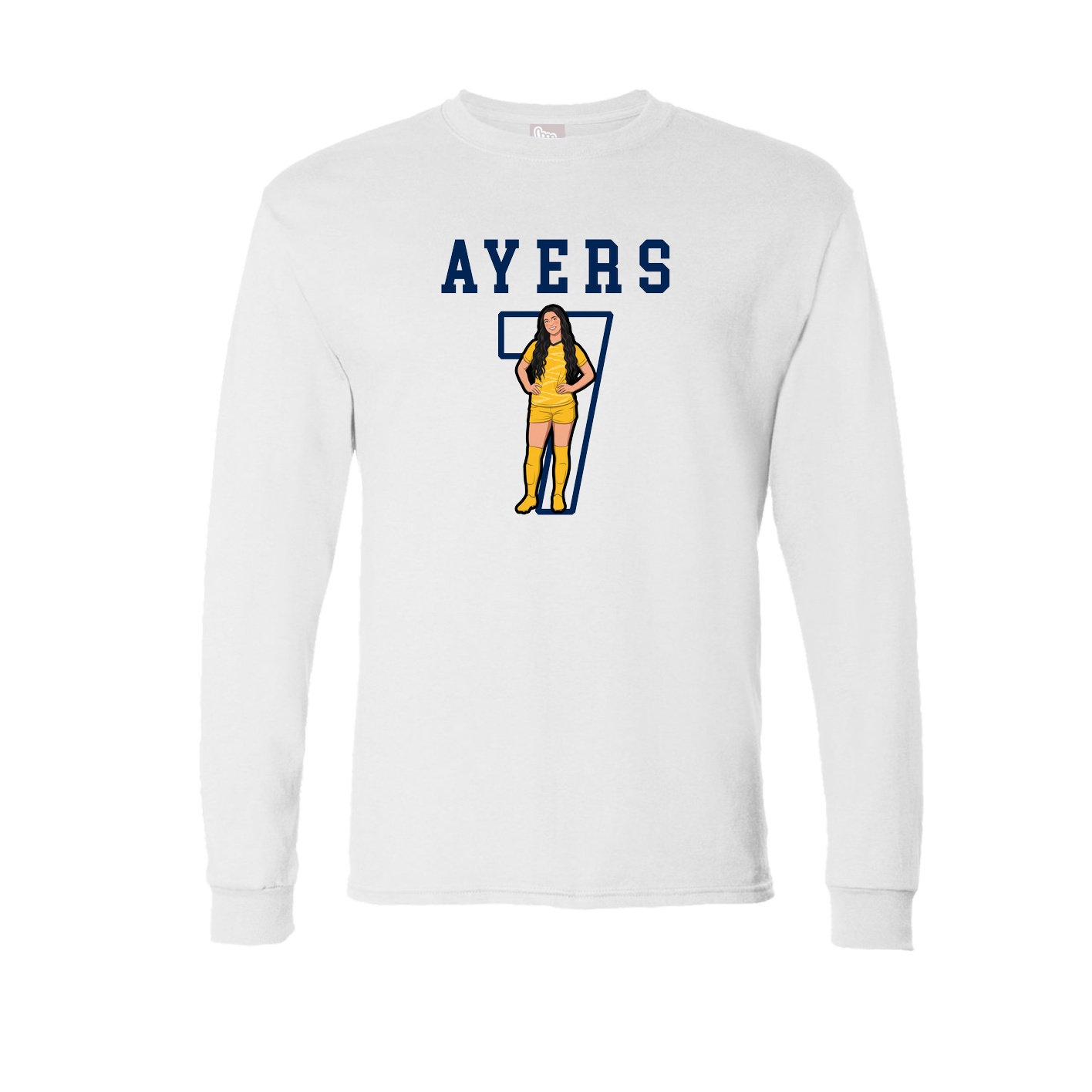 Long Sleeve Tee — Shirsey in White