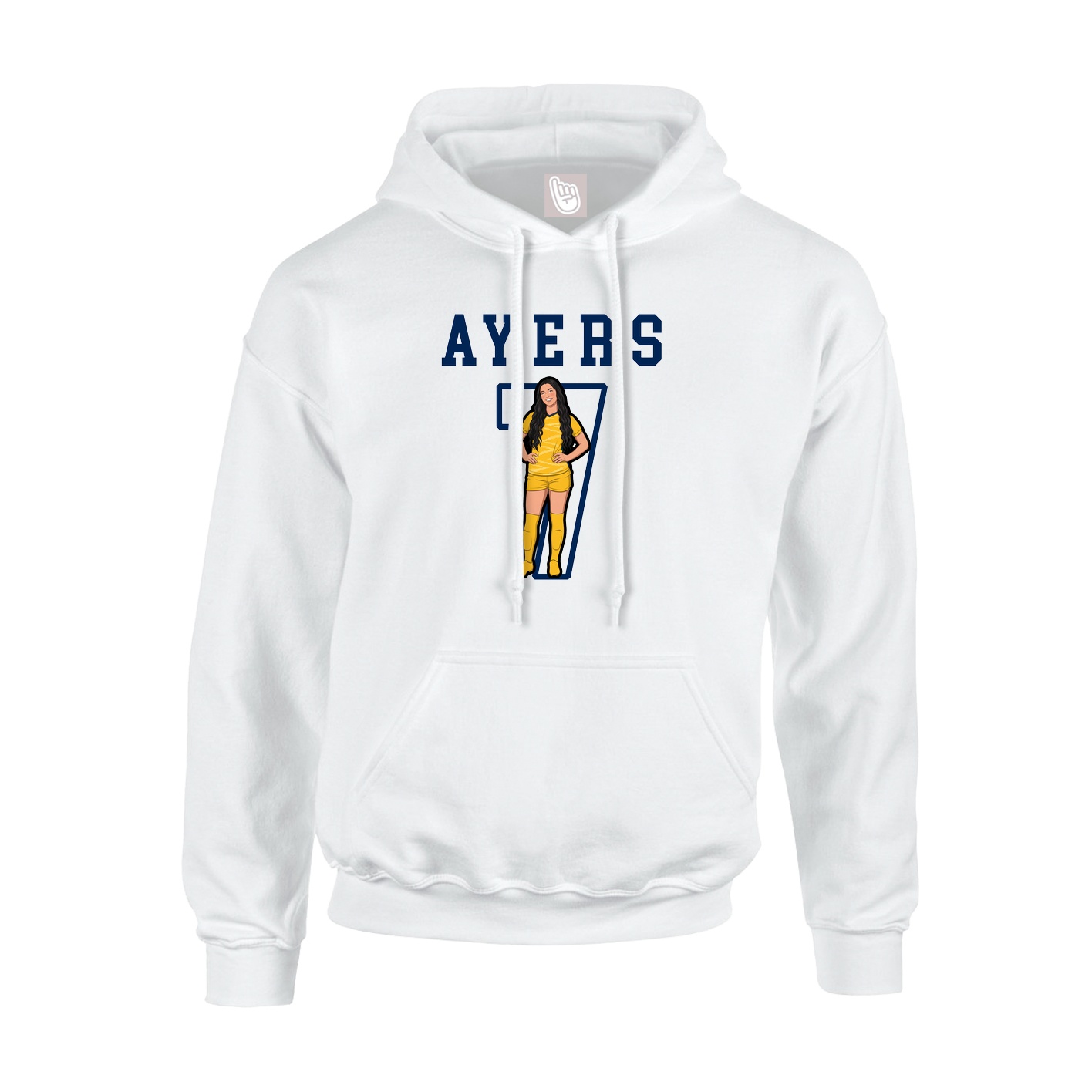Youth Hoodie — Shirsey in White