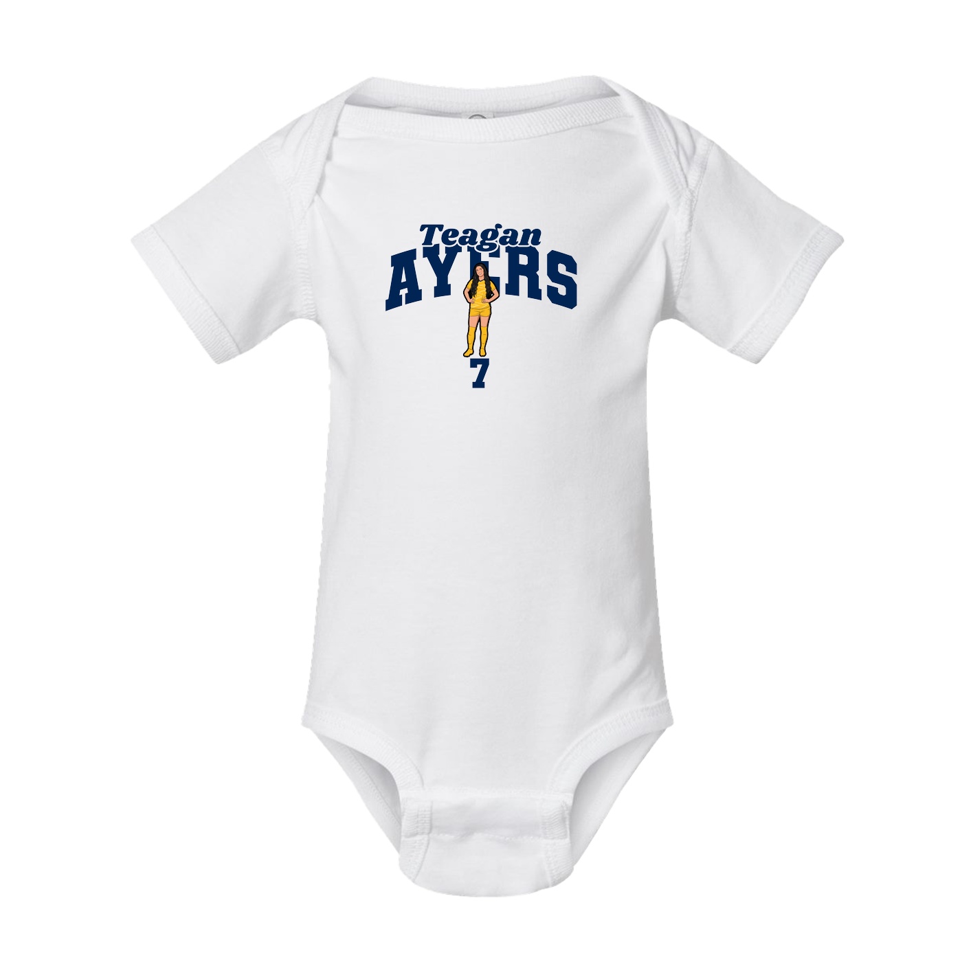 Baby Onesie — Signature Arch in White