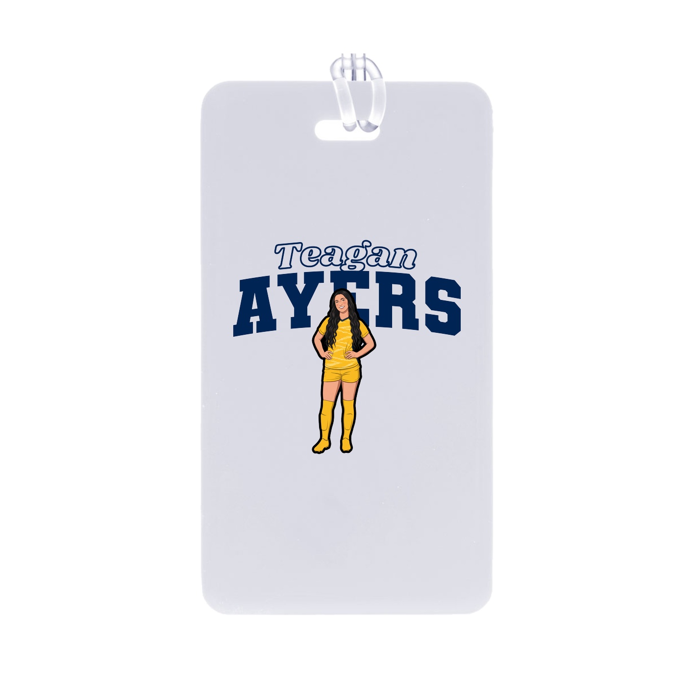 Bag Tag — Name Arch in Classic