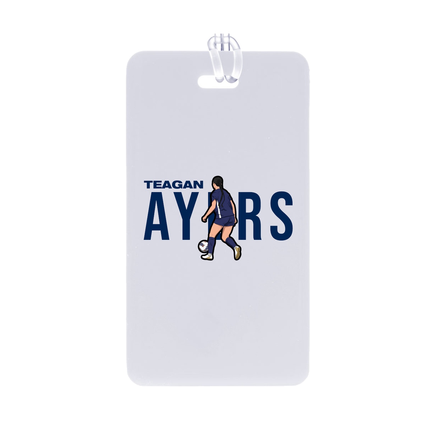 Bag Tag — Player Name in Classic