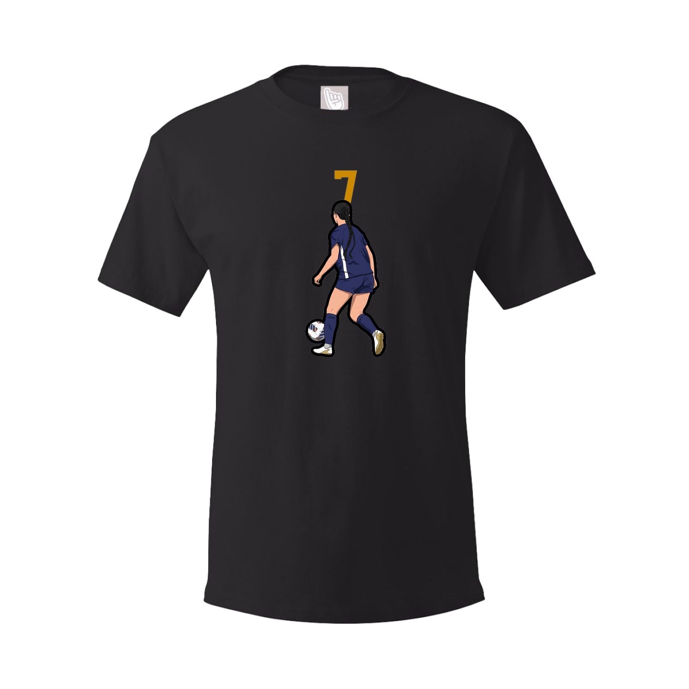 Tee — Number Top in Black