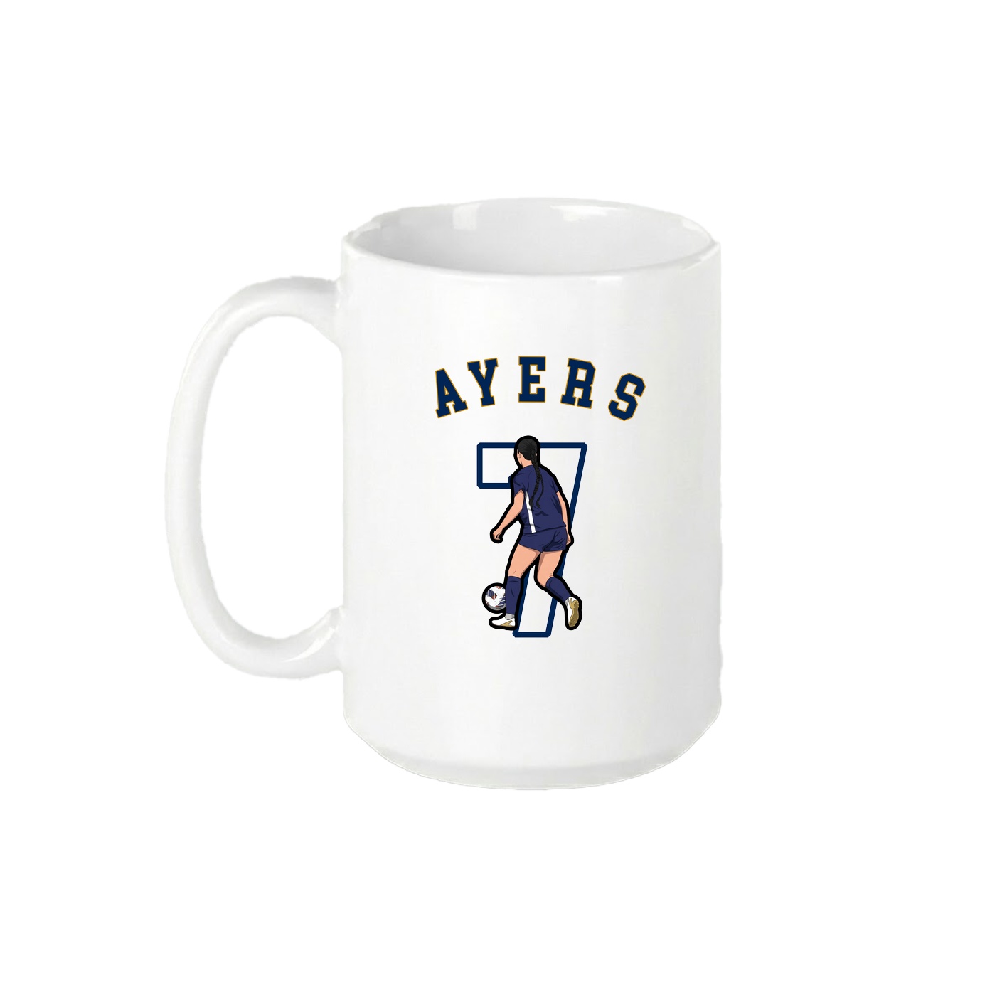 15oz Coffee Mug — Shirsey Arch in White
