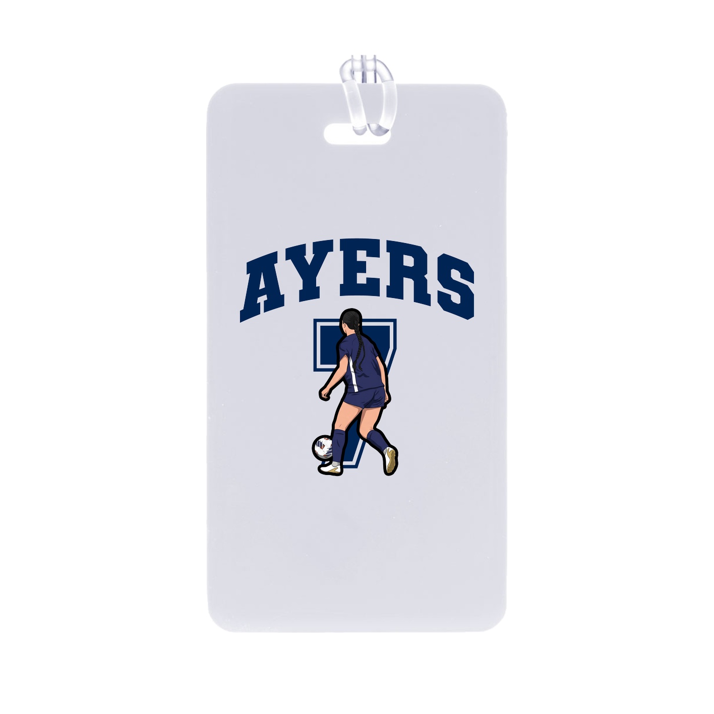 Bag Tag — Number in Classic