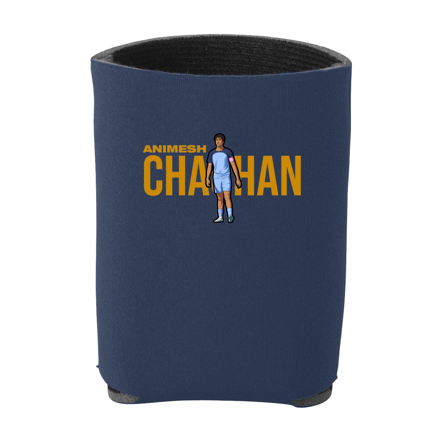 Can Holder — Player Name in Navy
