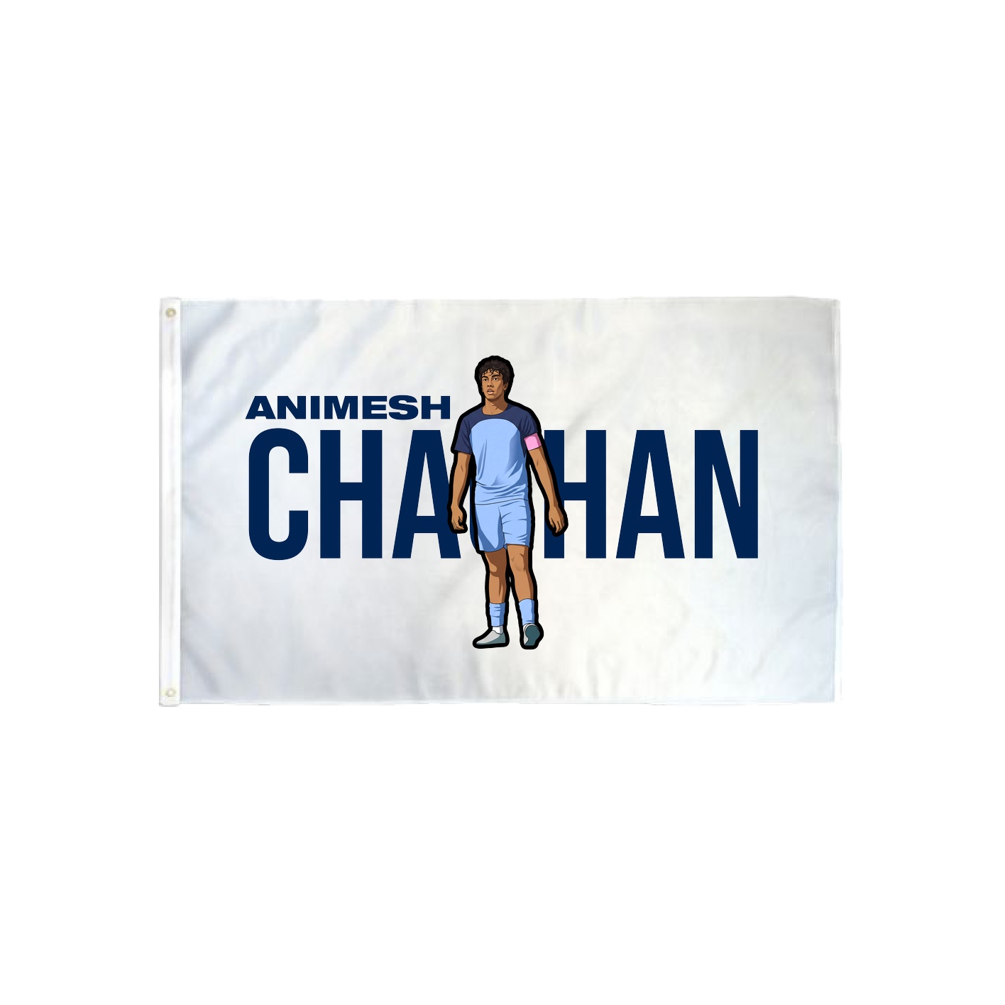 3x5 Flag — Player Name in Classic