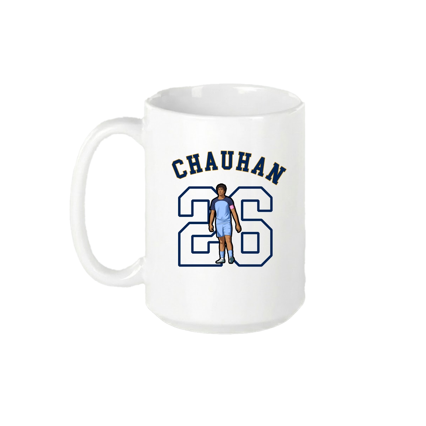 15oz Coffee Mug — Shirsey Arch in White