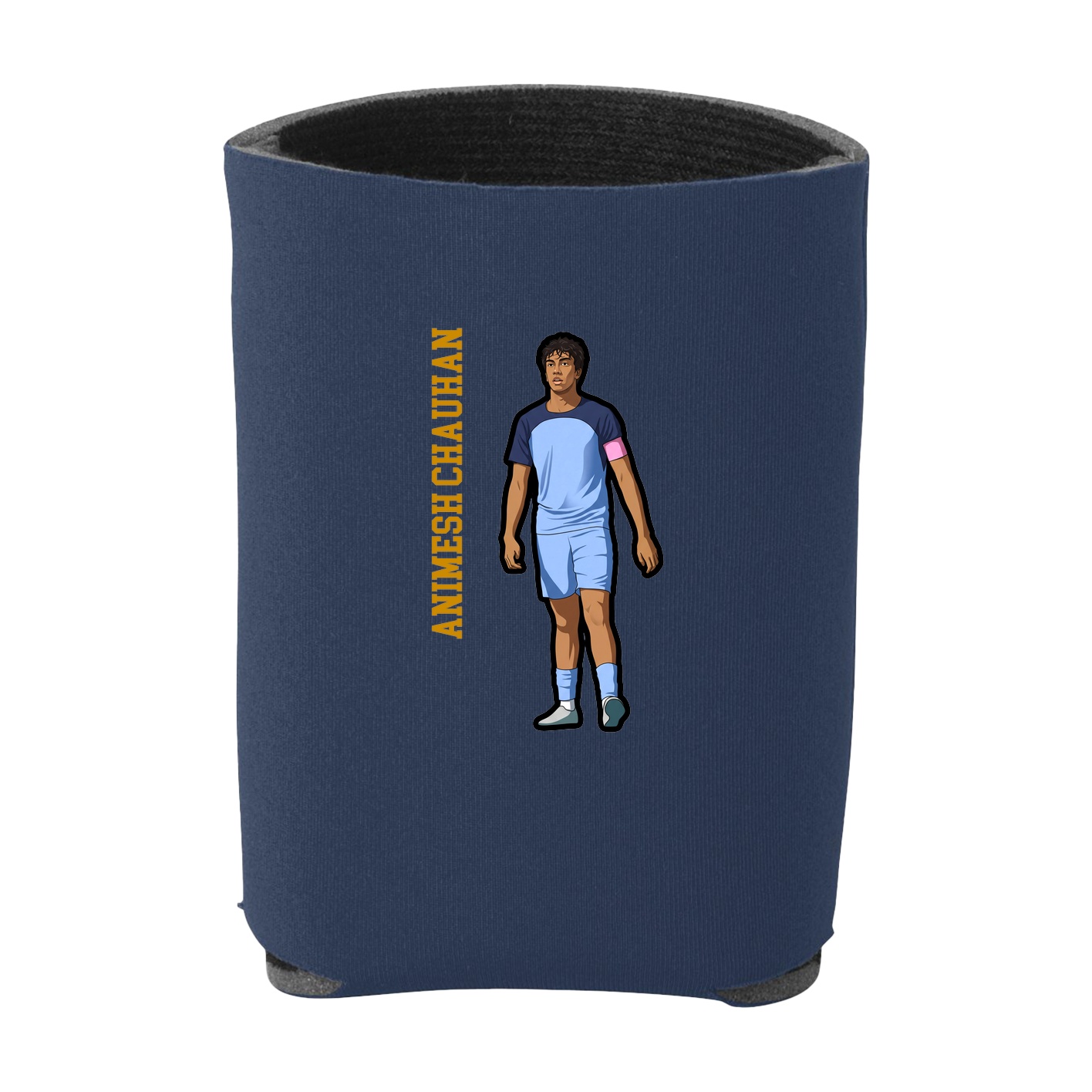 Can Holder — Name Vertical in Navy