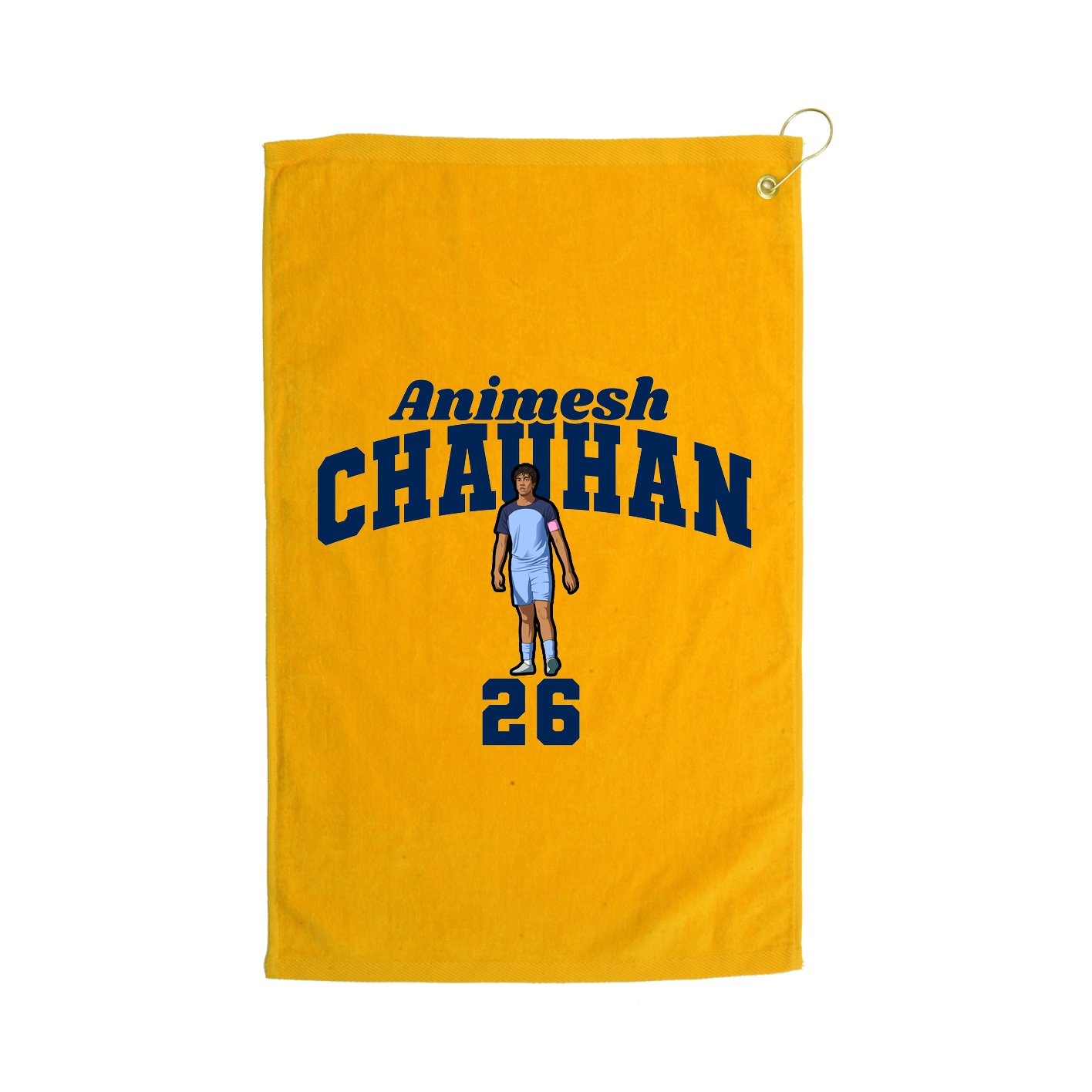 Golf Towel — Signature Arch in Gold