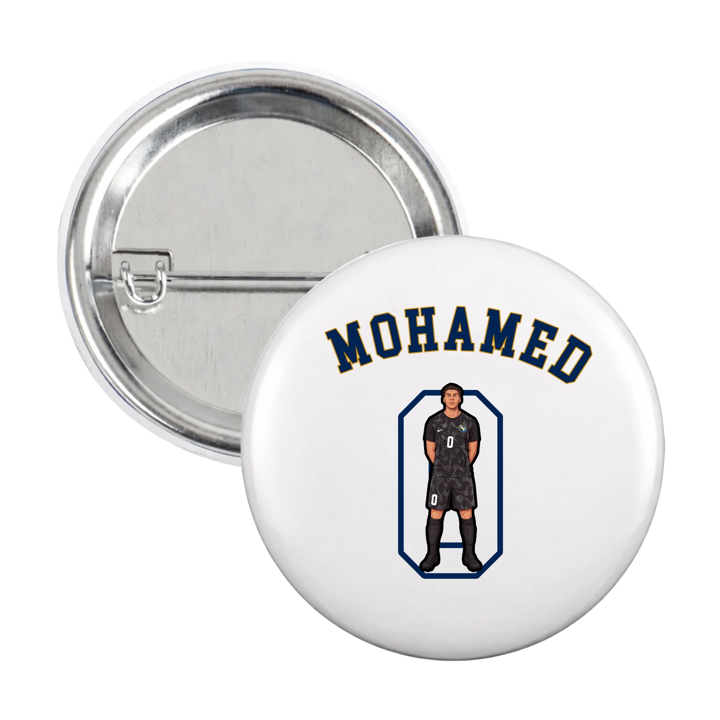 Game Day Button — Shirsey Arch in White