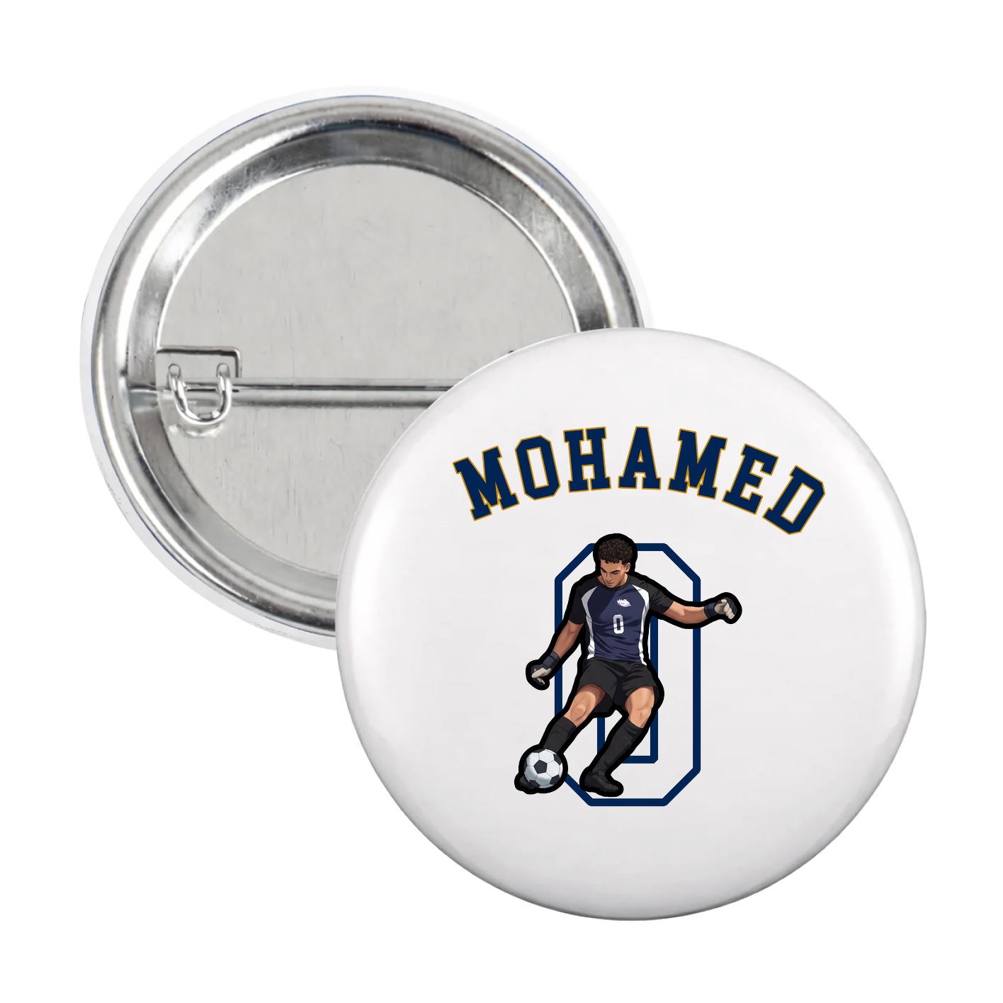 Game Day Button — Shirsey Arch in White