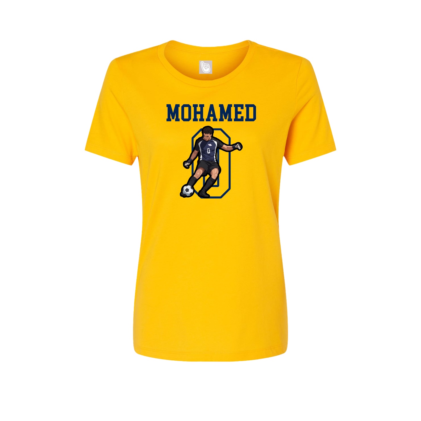 Fitted Women's Tee — Shirsey in Gold