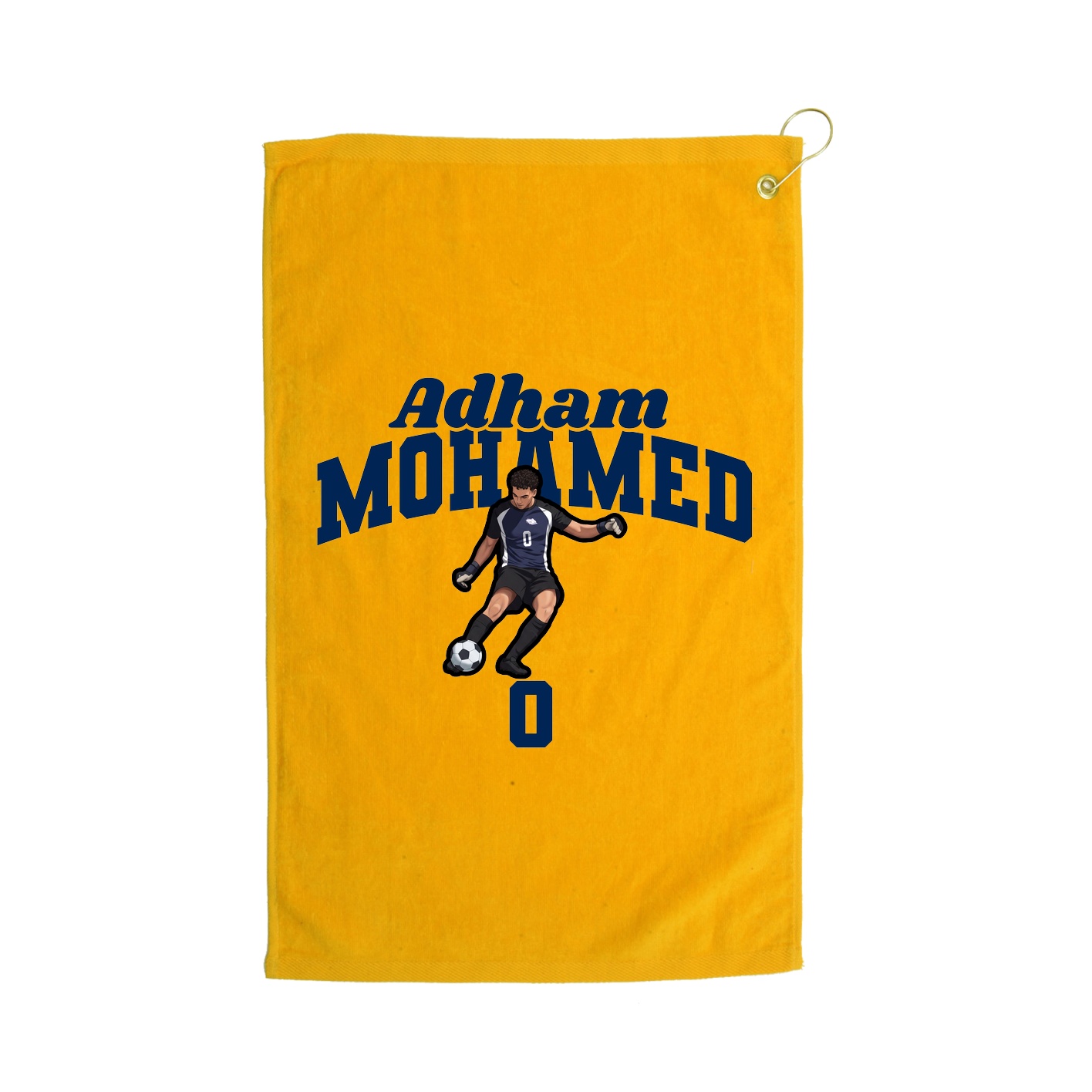 Golf Towel — Signature Arch in Gold