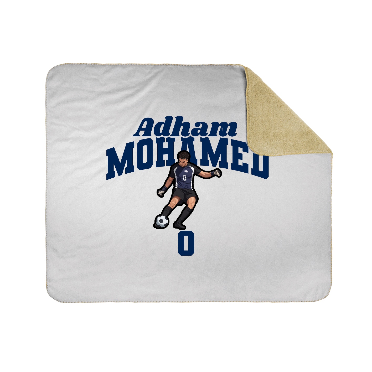 Throw Blanket — Signature Arch in White