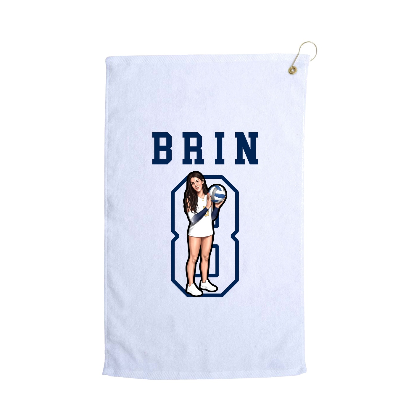 Golf Towel — Shirsey in White