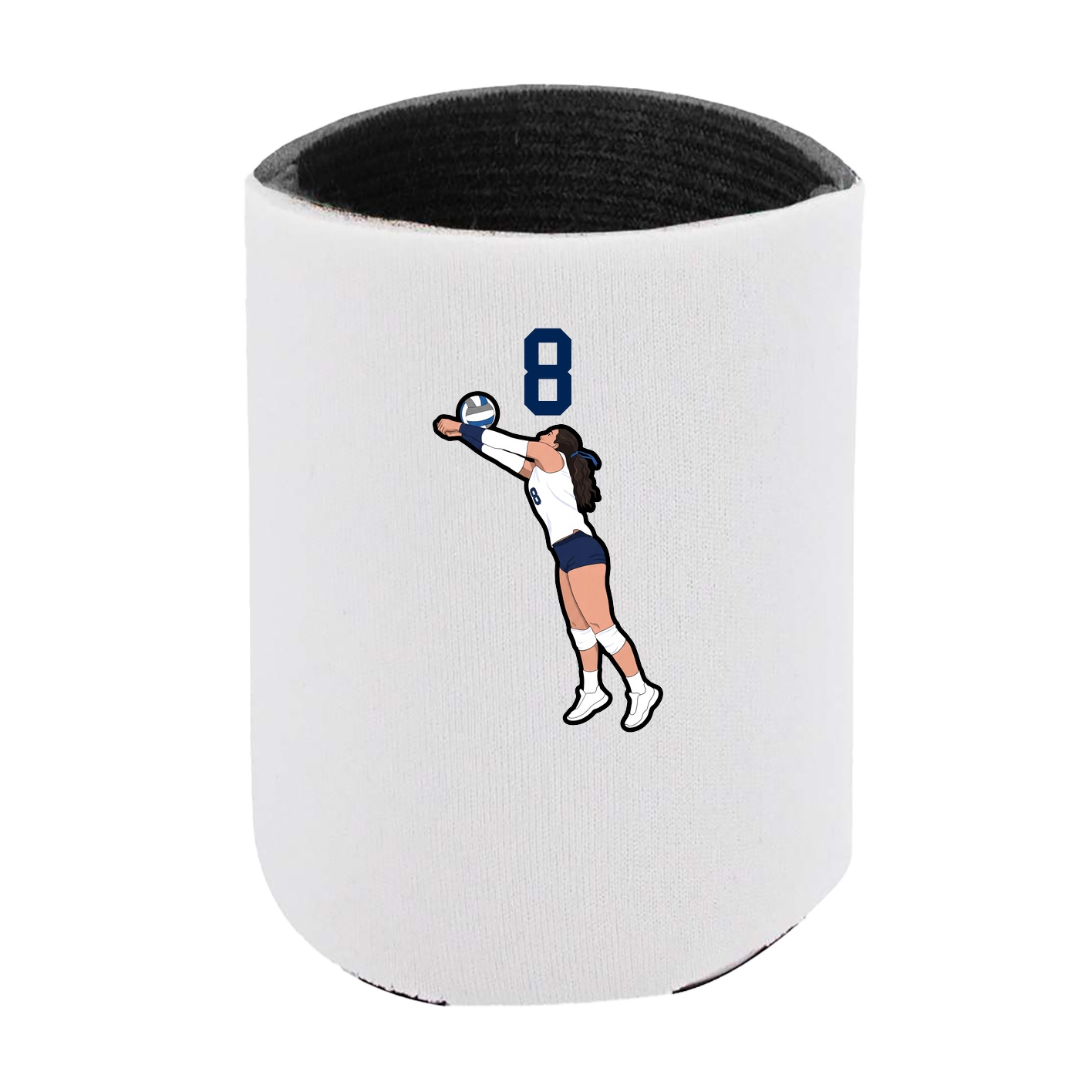 Can Holder — Number Top in White