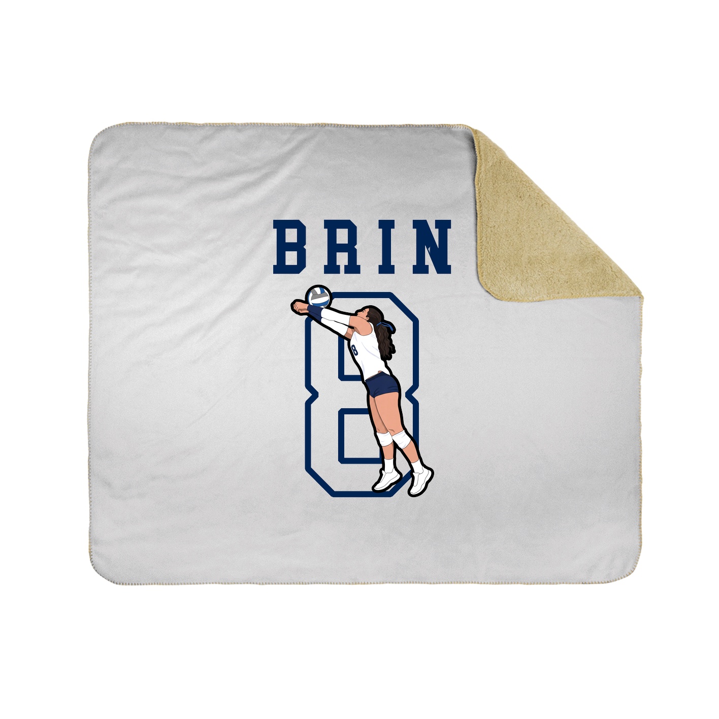 Throw Blanket — Shirsey in White