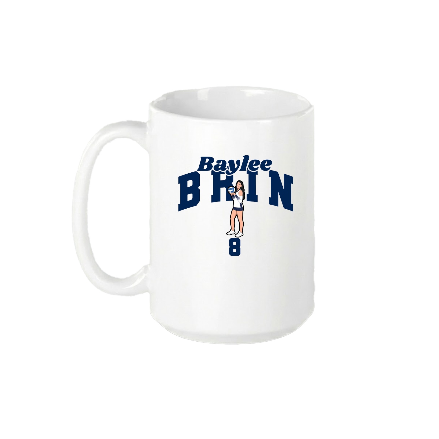 15oz Coffee Mug — Signature Arch in White