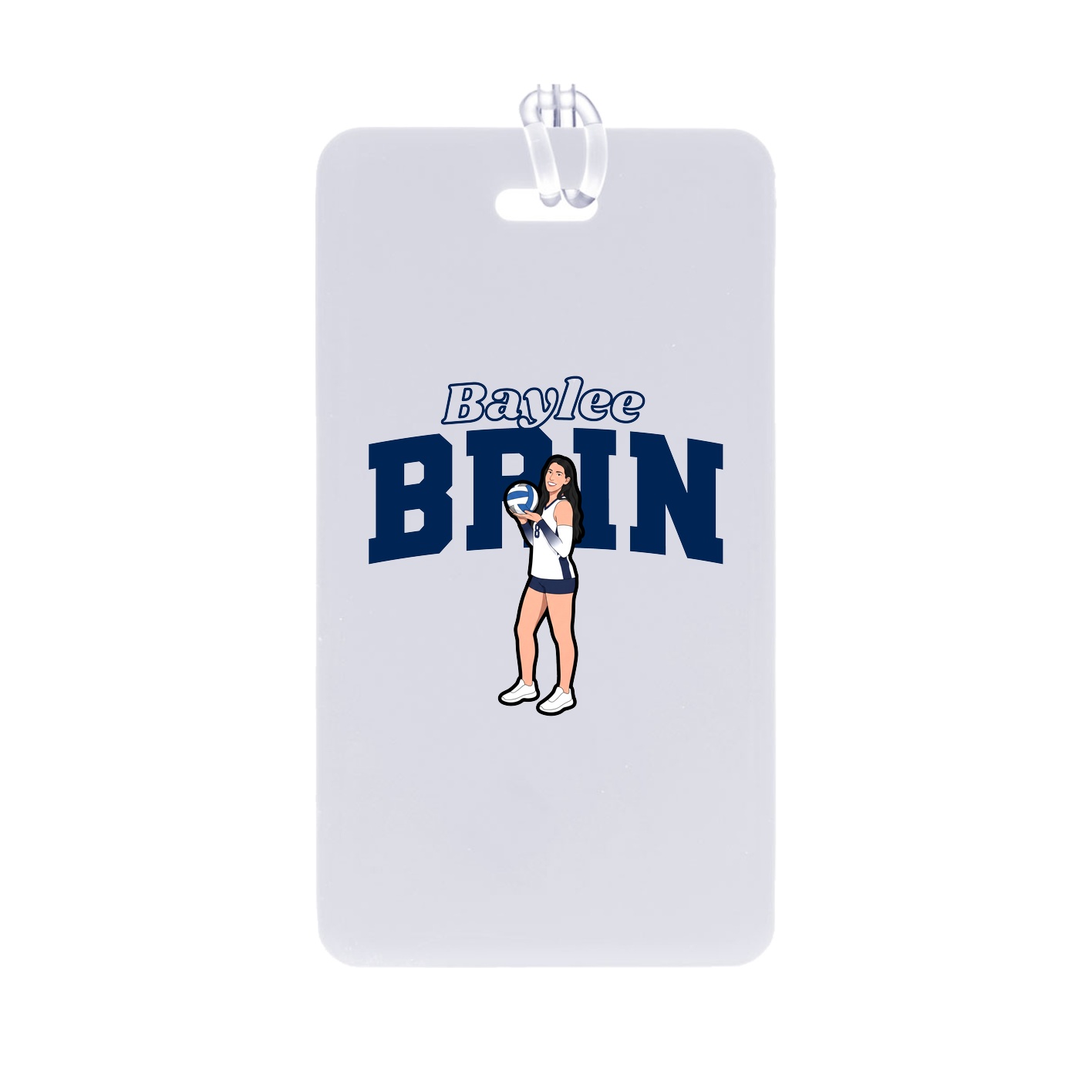 Bag Tag — Name Arch in Classic