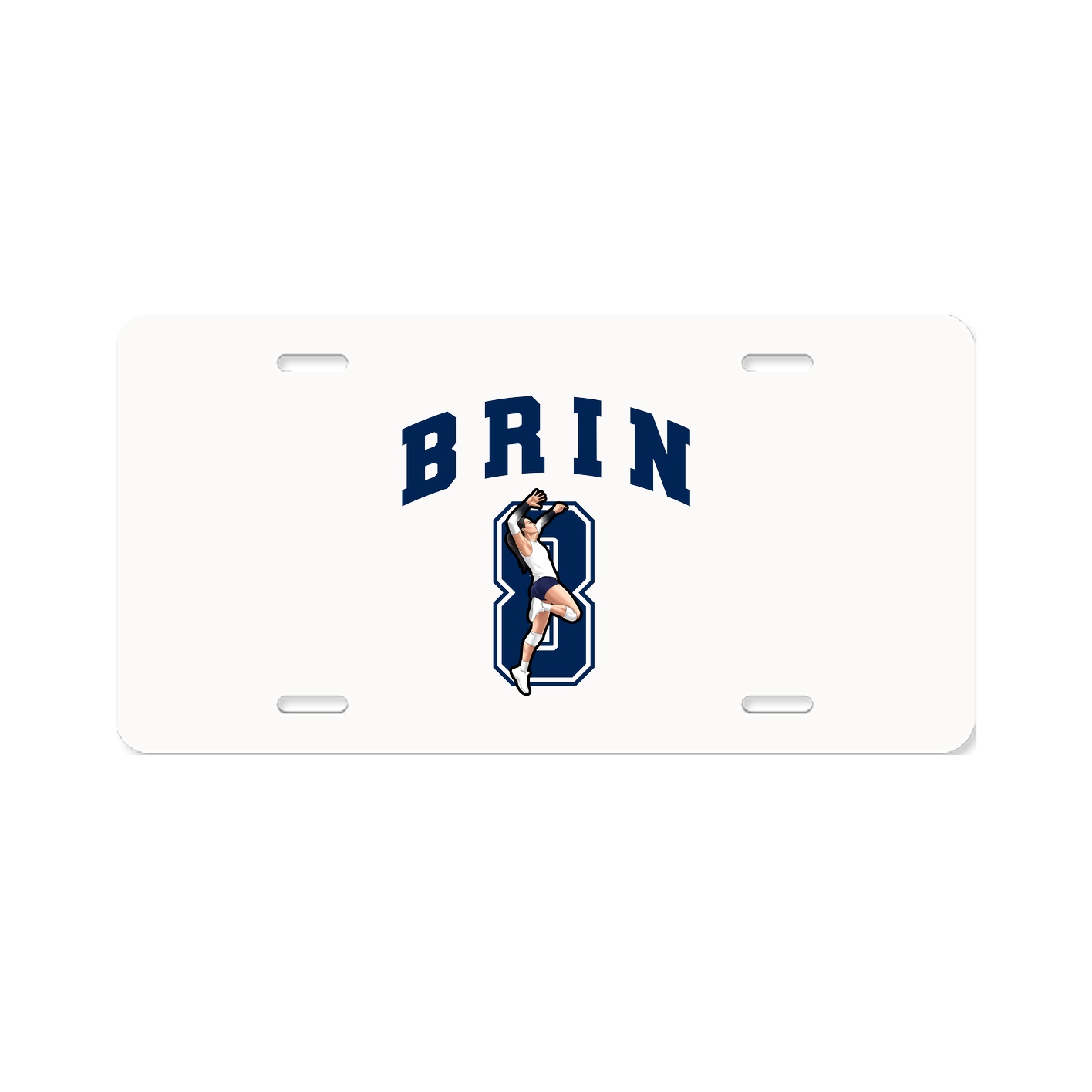 License Plate — Number in Classic