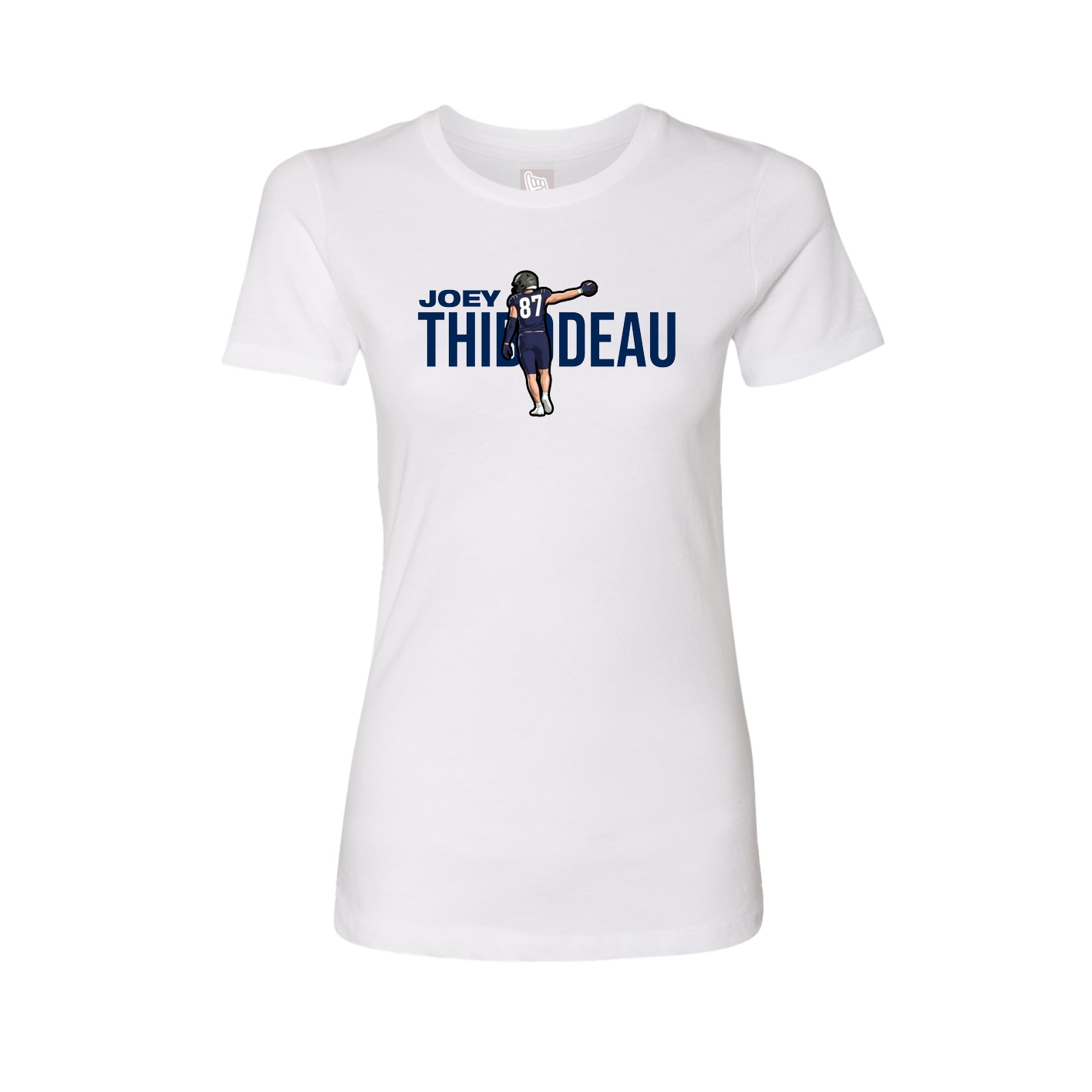Womens Tee — Player Name in White