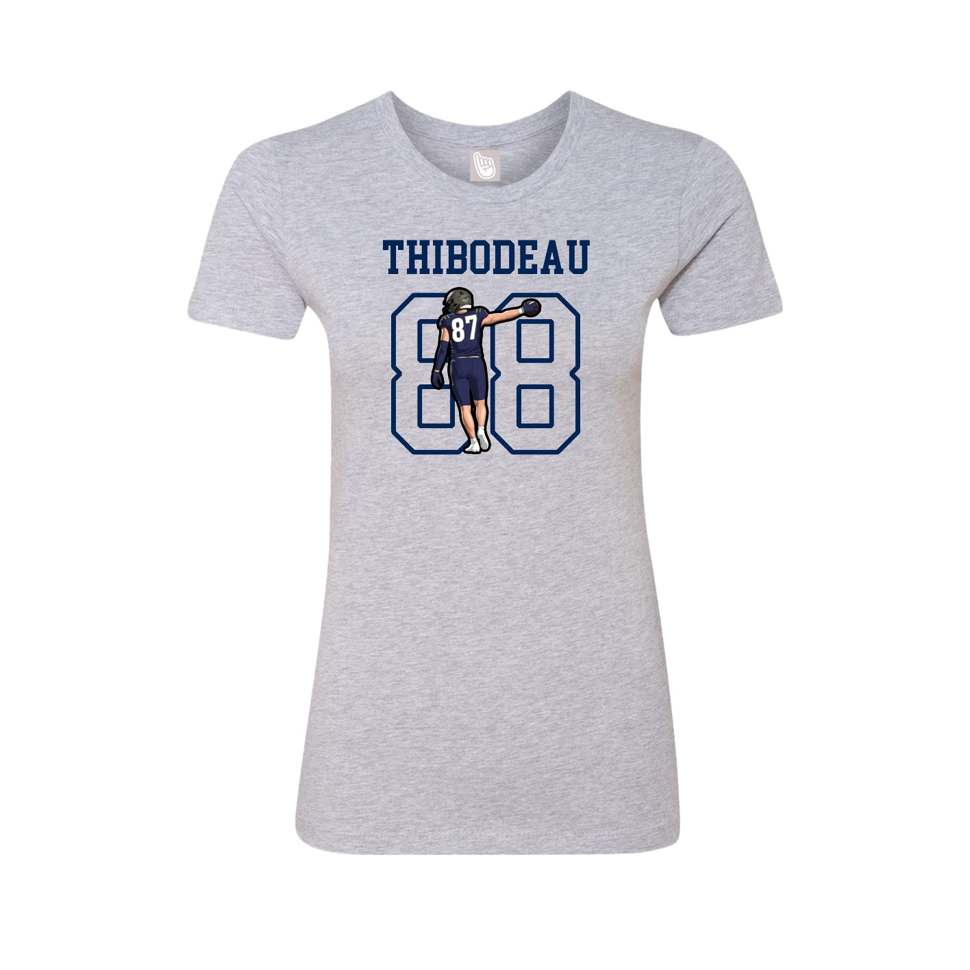 Fitted Women's Tee — Shirsey in Grey