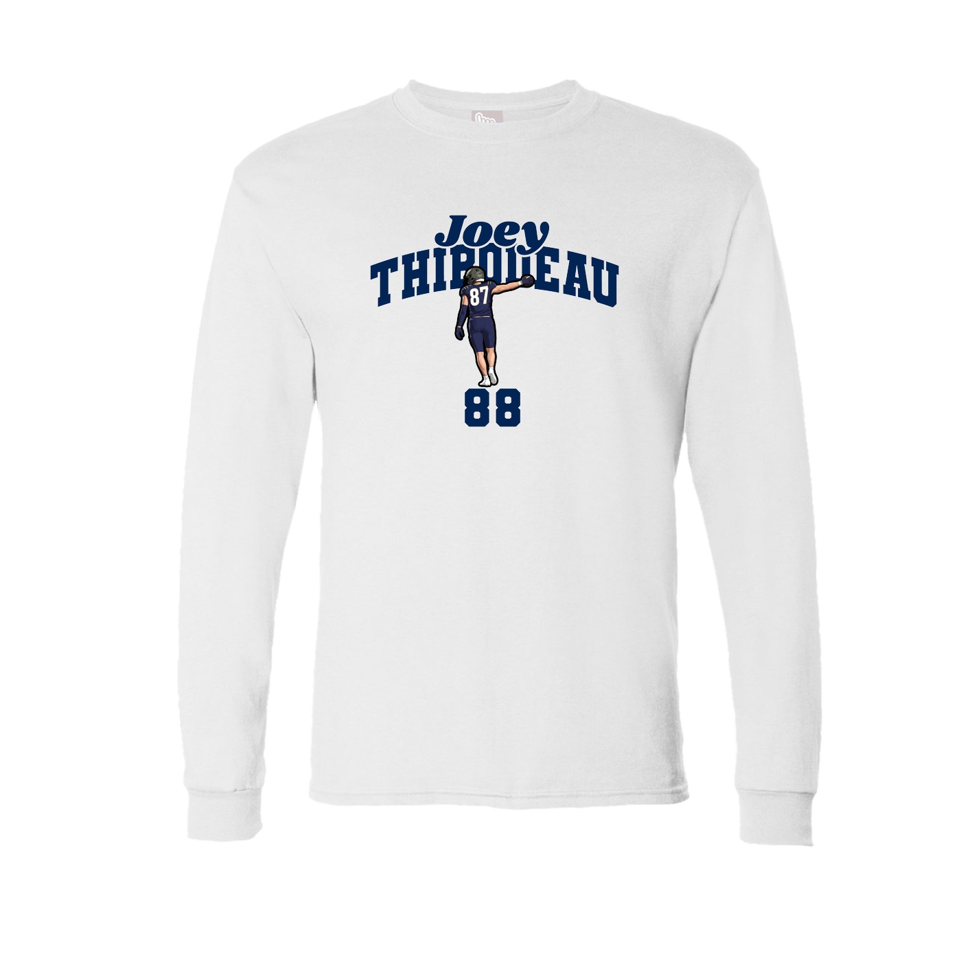 Long Sleeve Tee — Signature Arch in White
