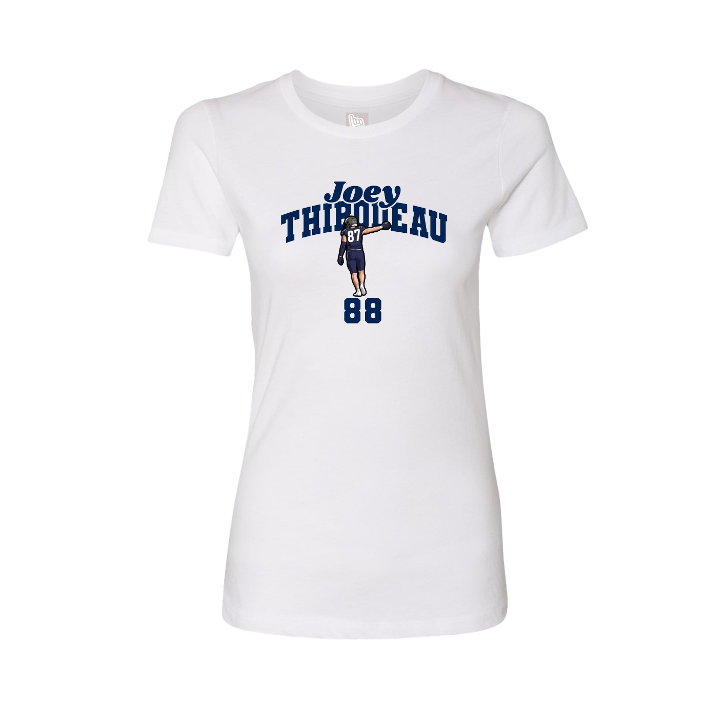 Womens Tee — Signature Arch in White