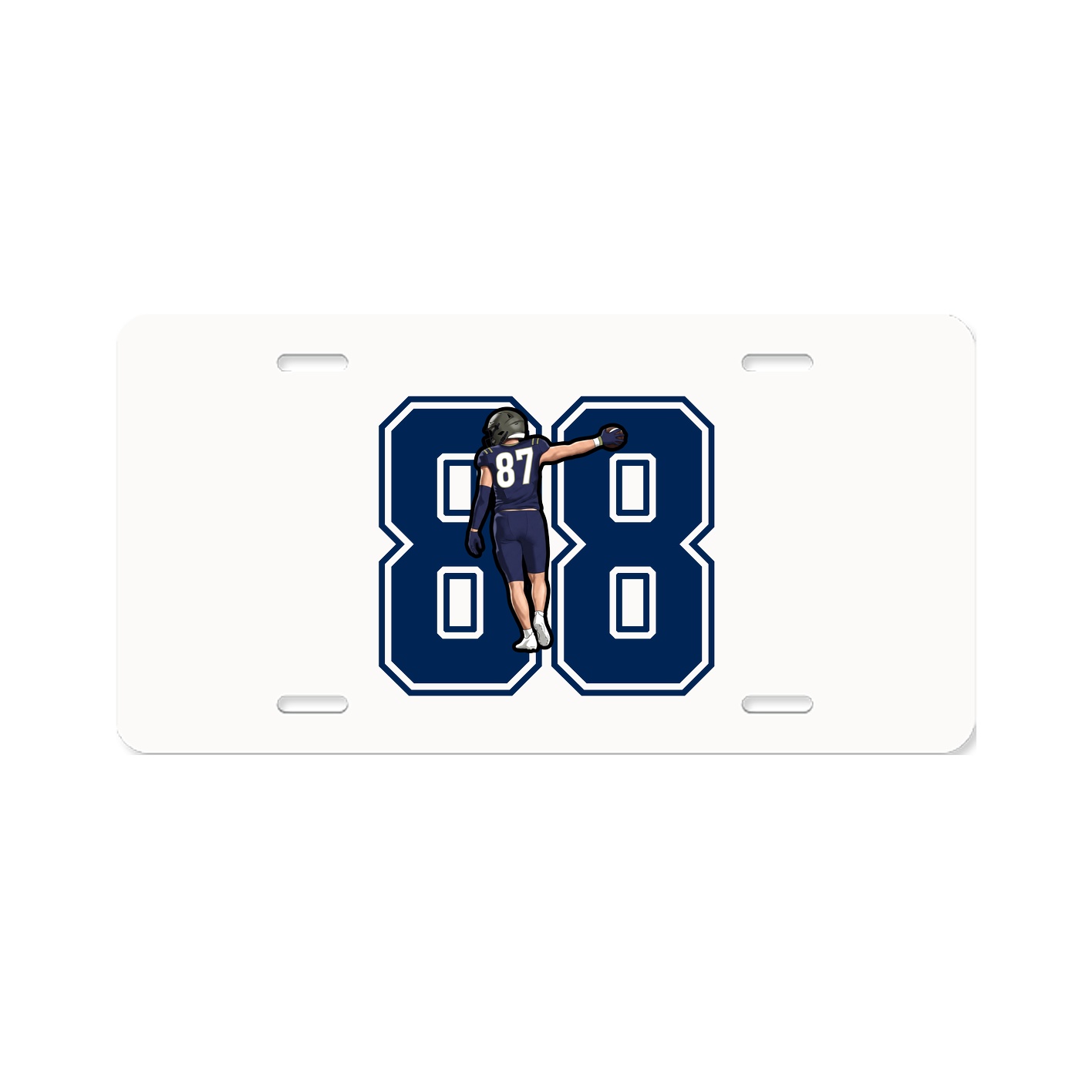 License Plate — Number in Classic