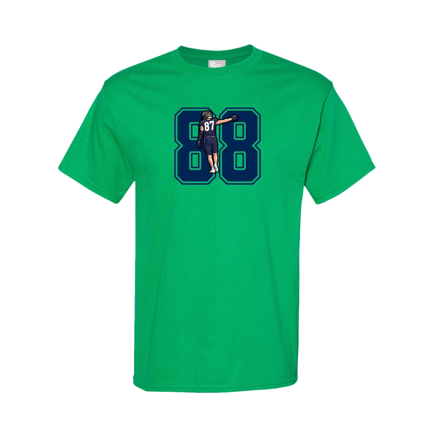 Youth Tee — Number in Green