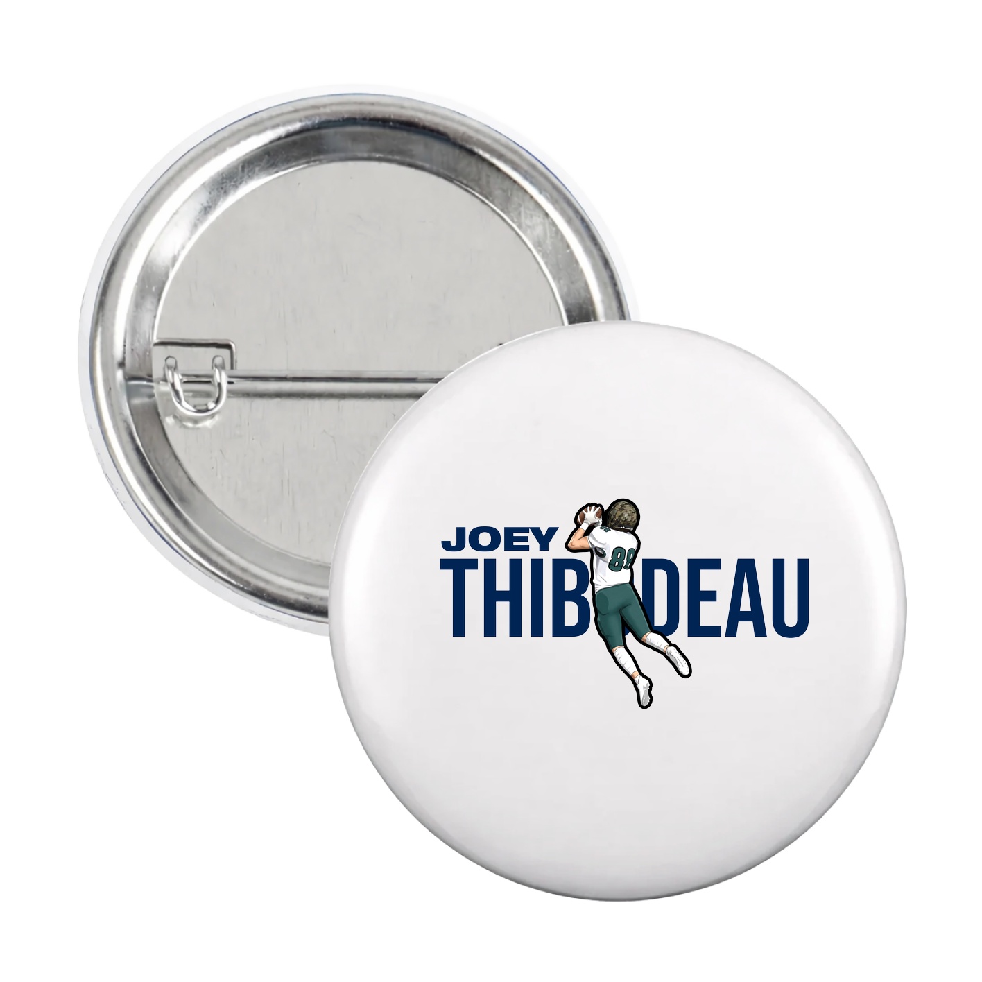 Game Day Button — Player Name in White