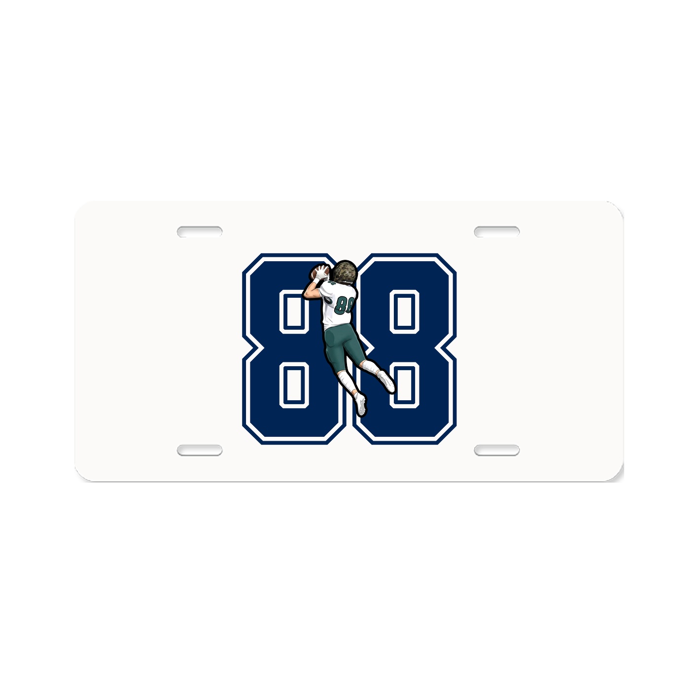 License Plate — Number in Classic
